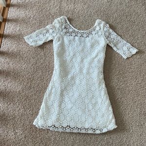 Abercrombie & Fitch white lace dress